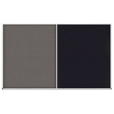 United Visual Products Enclosed Corkboard, 1 Door, 48"x36", 4" Fra UV3402-SATIN-APRICOT